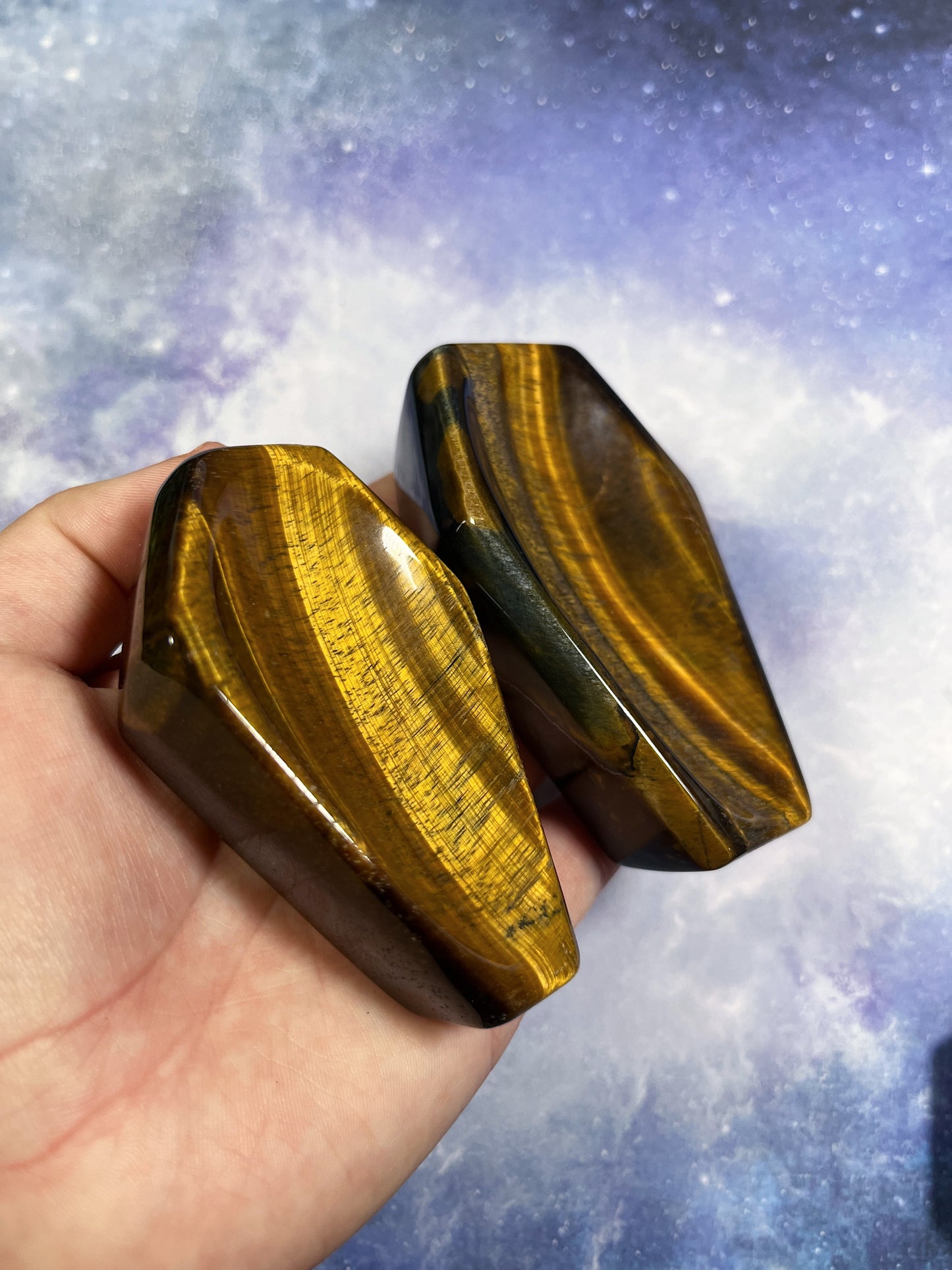 Tiger's Eye Coffin Dish