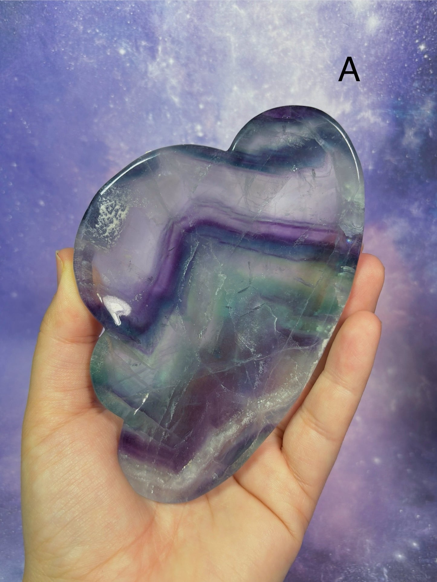 Rainbow Fluorite Cloud Dish