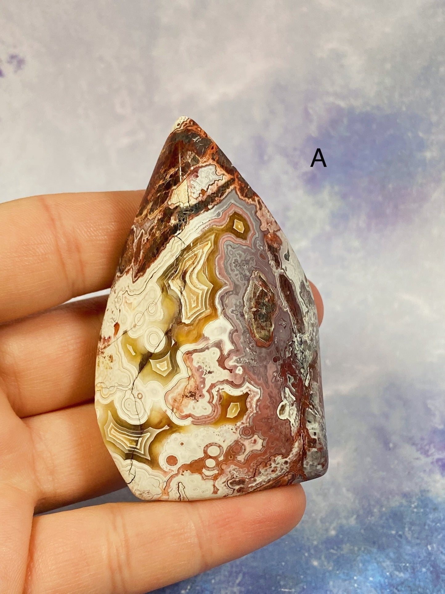 Mexican Crazy Lace Agate Flames