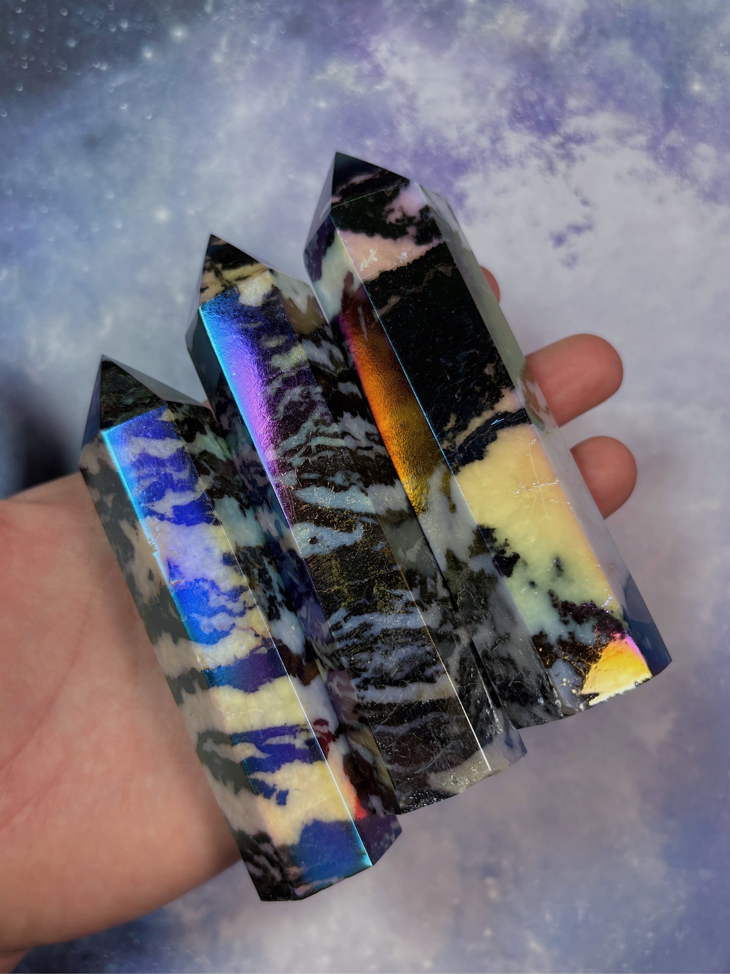 Aura Zebra Jasper Tower