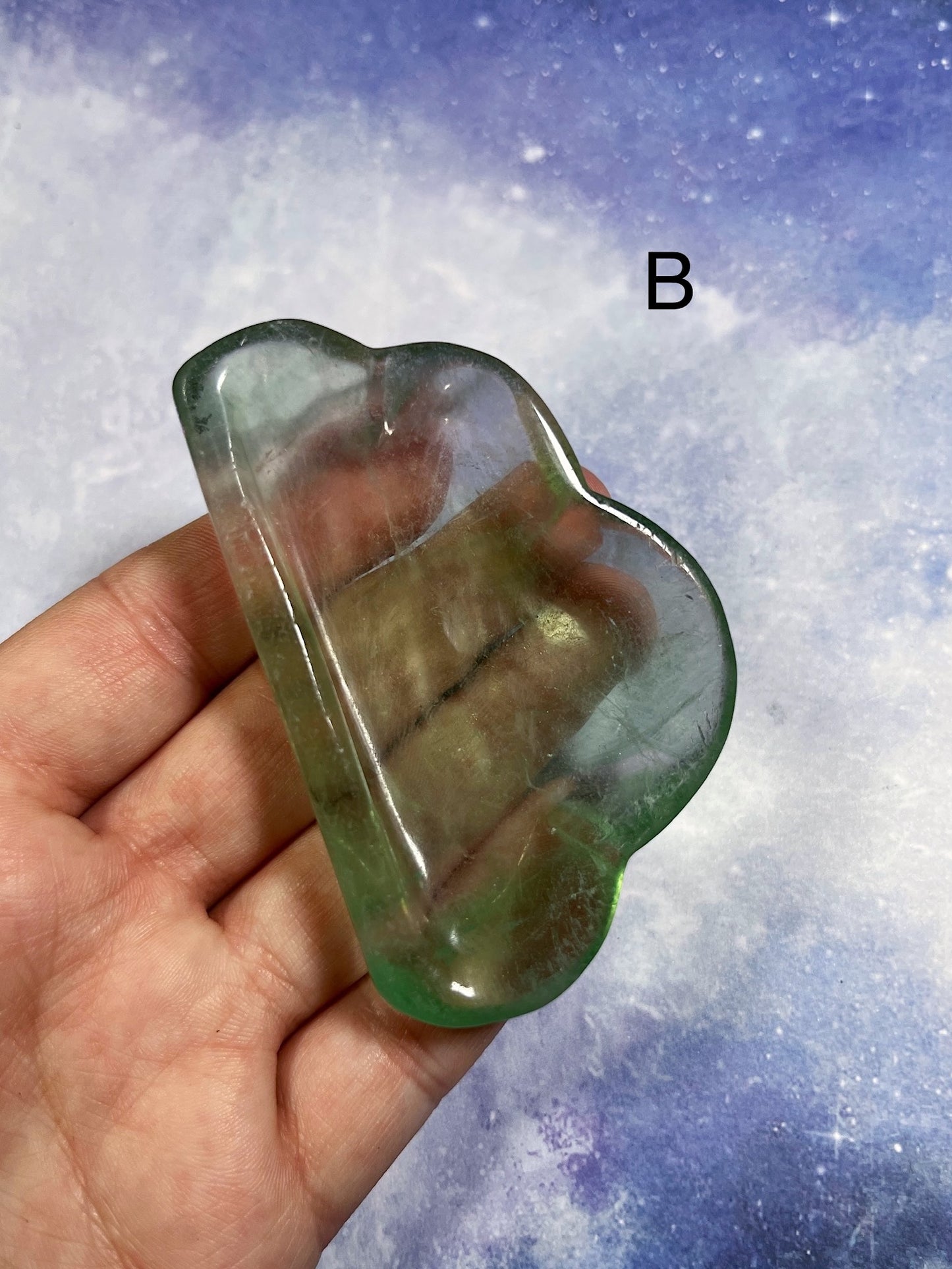 Green Fluorite Cloud Dish