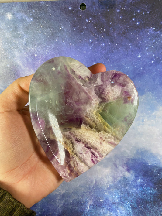 Fluorite Heart Dish
