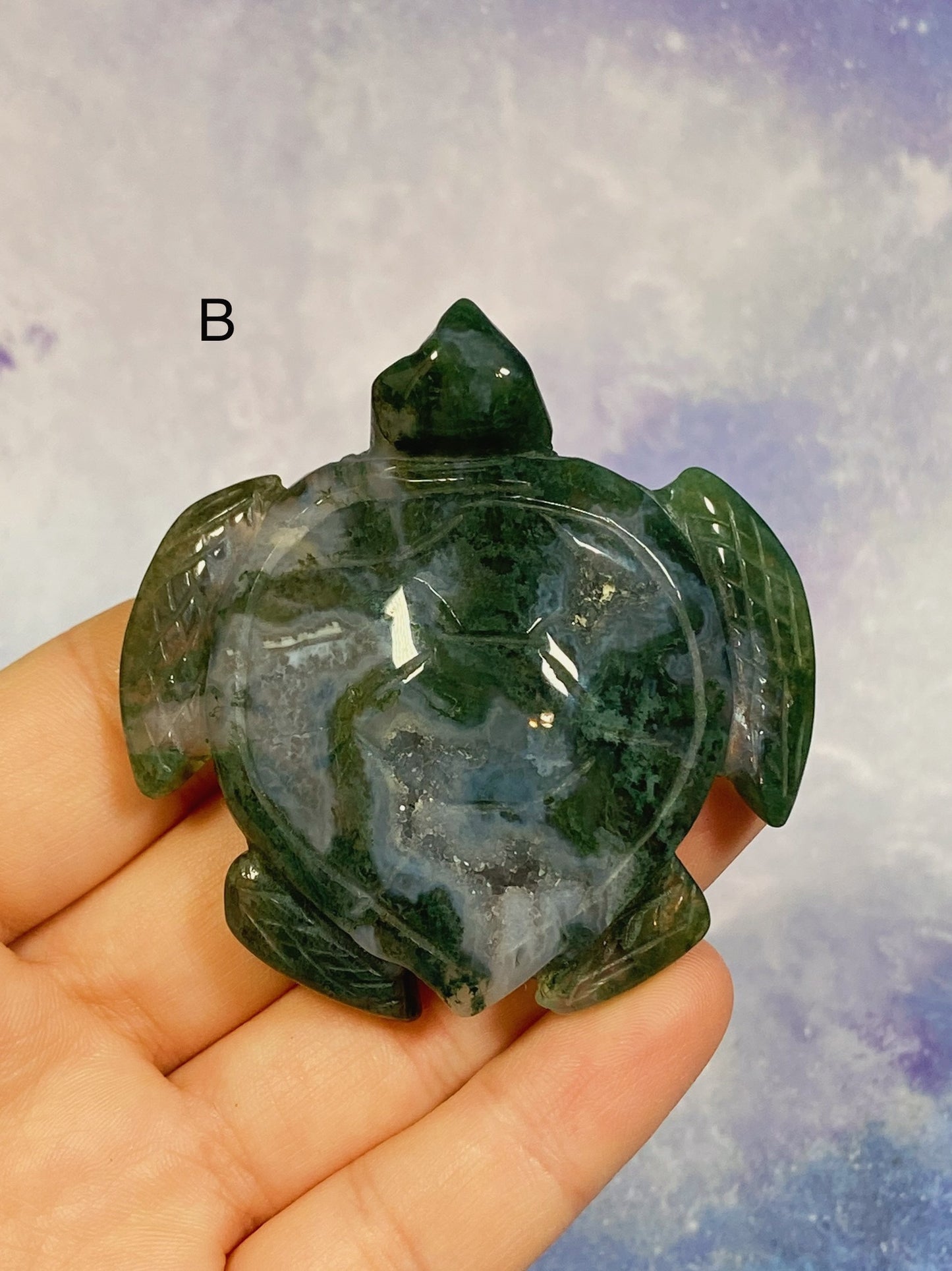Moss Agate Turtle