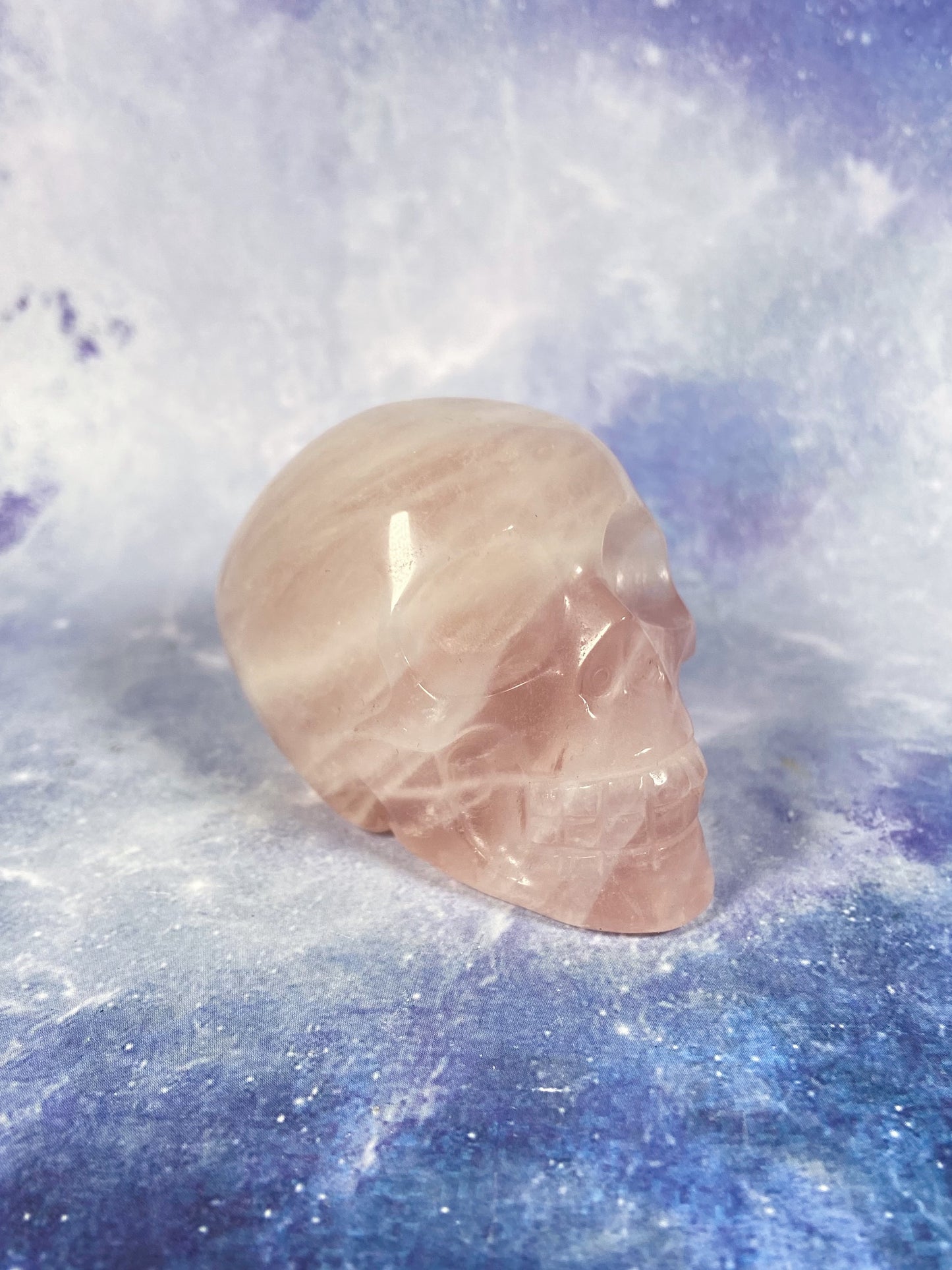 Rose Quartz Skull