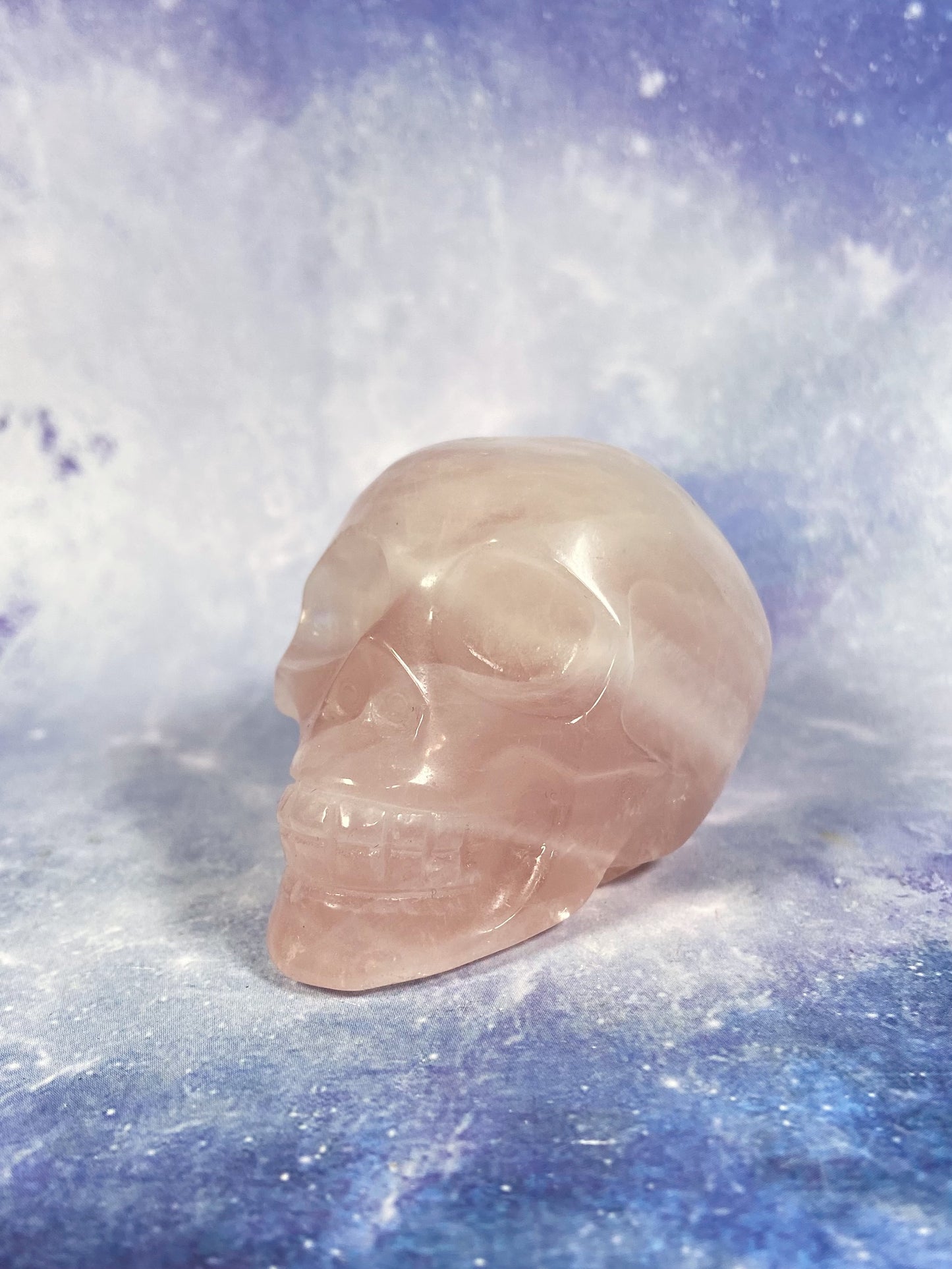 Rose Quartz Skull