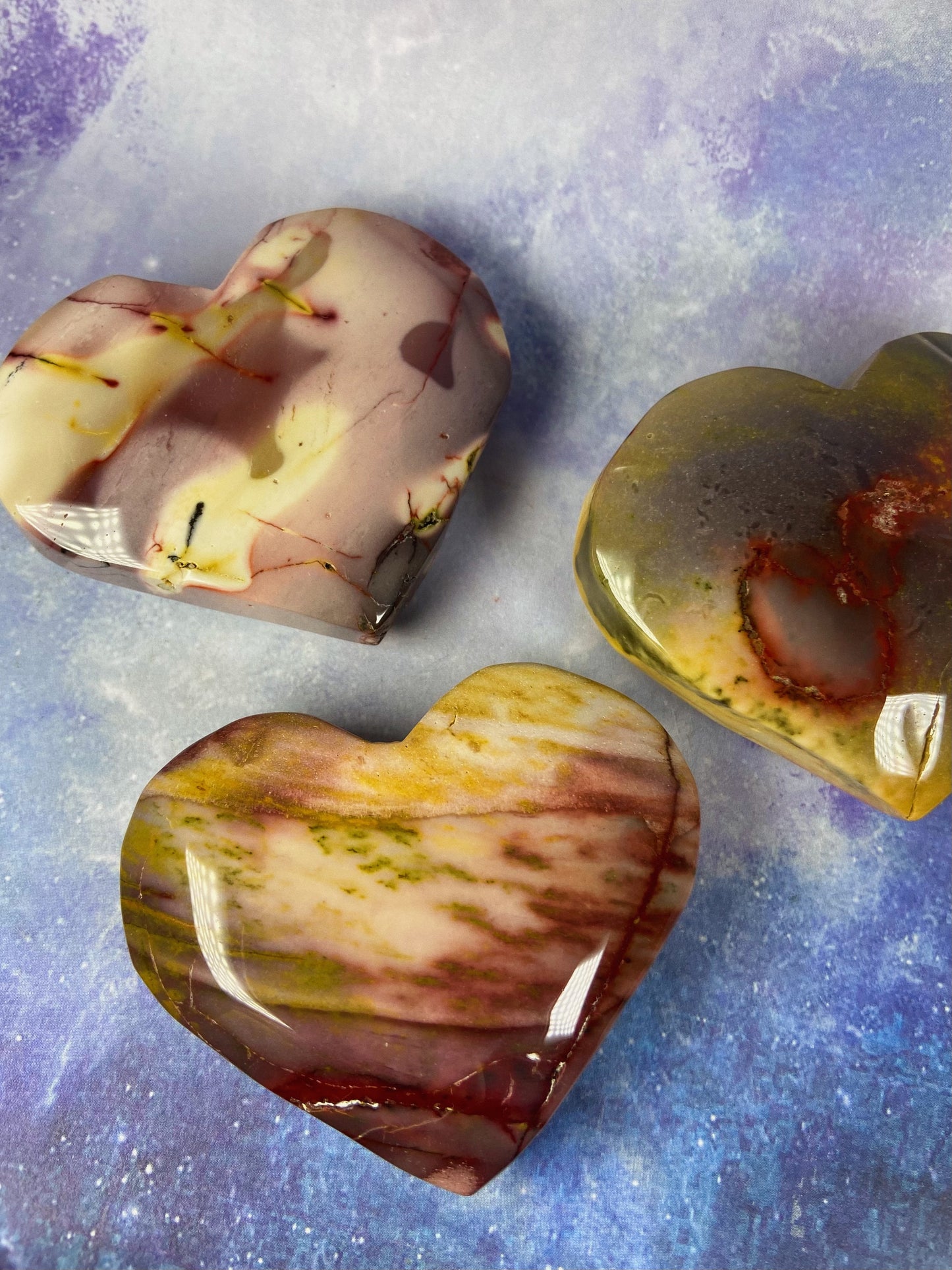 Mookaite Hearts