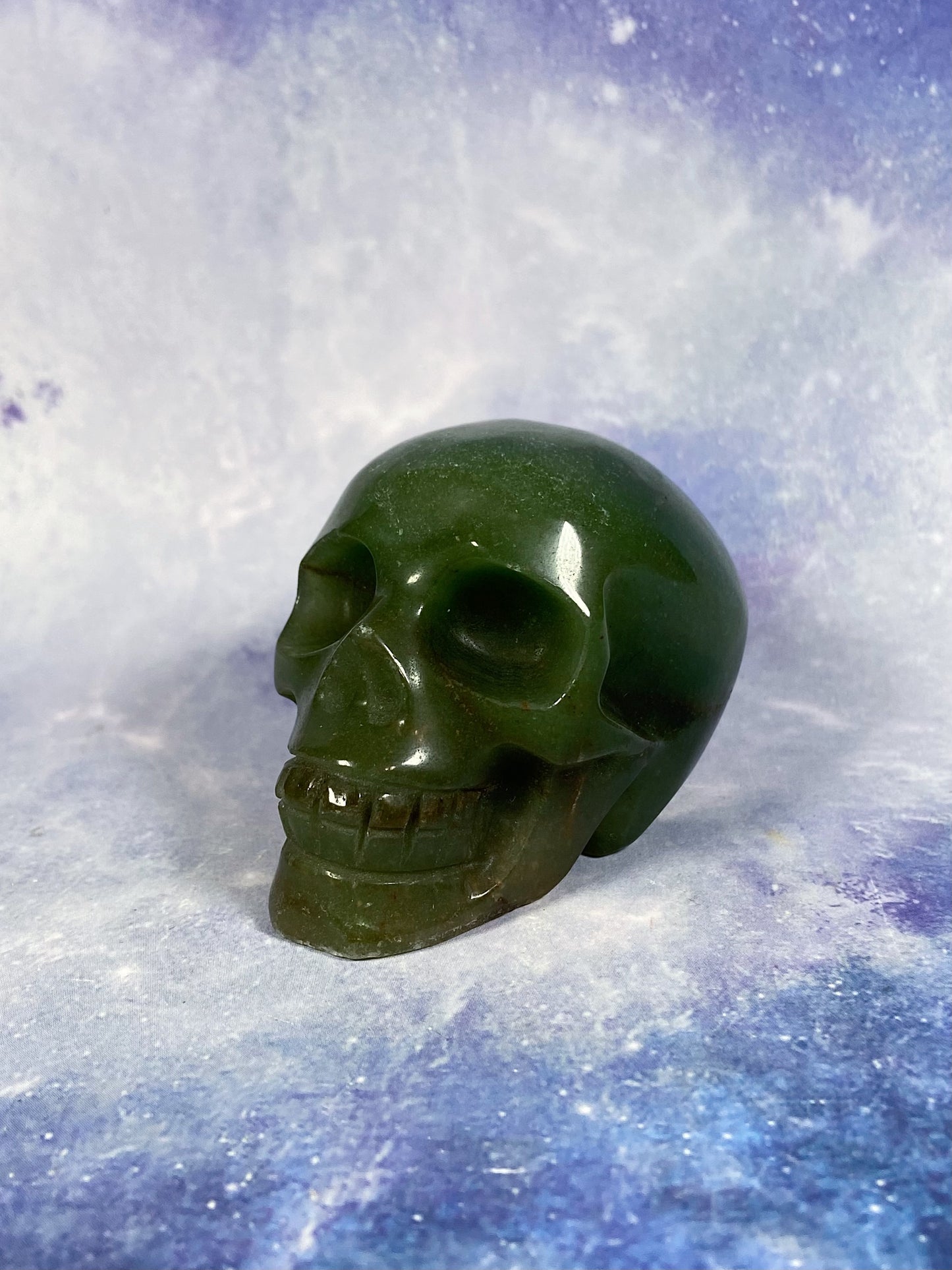 Green Aventurine Skull