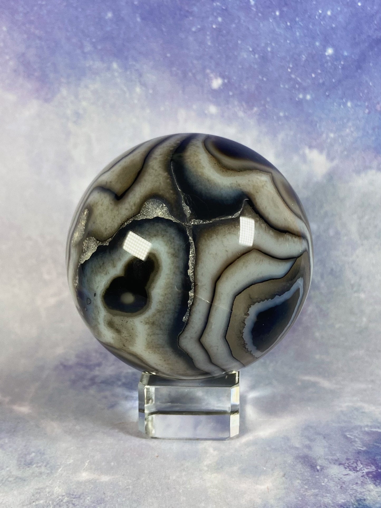 Black Sardonyx Sphere