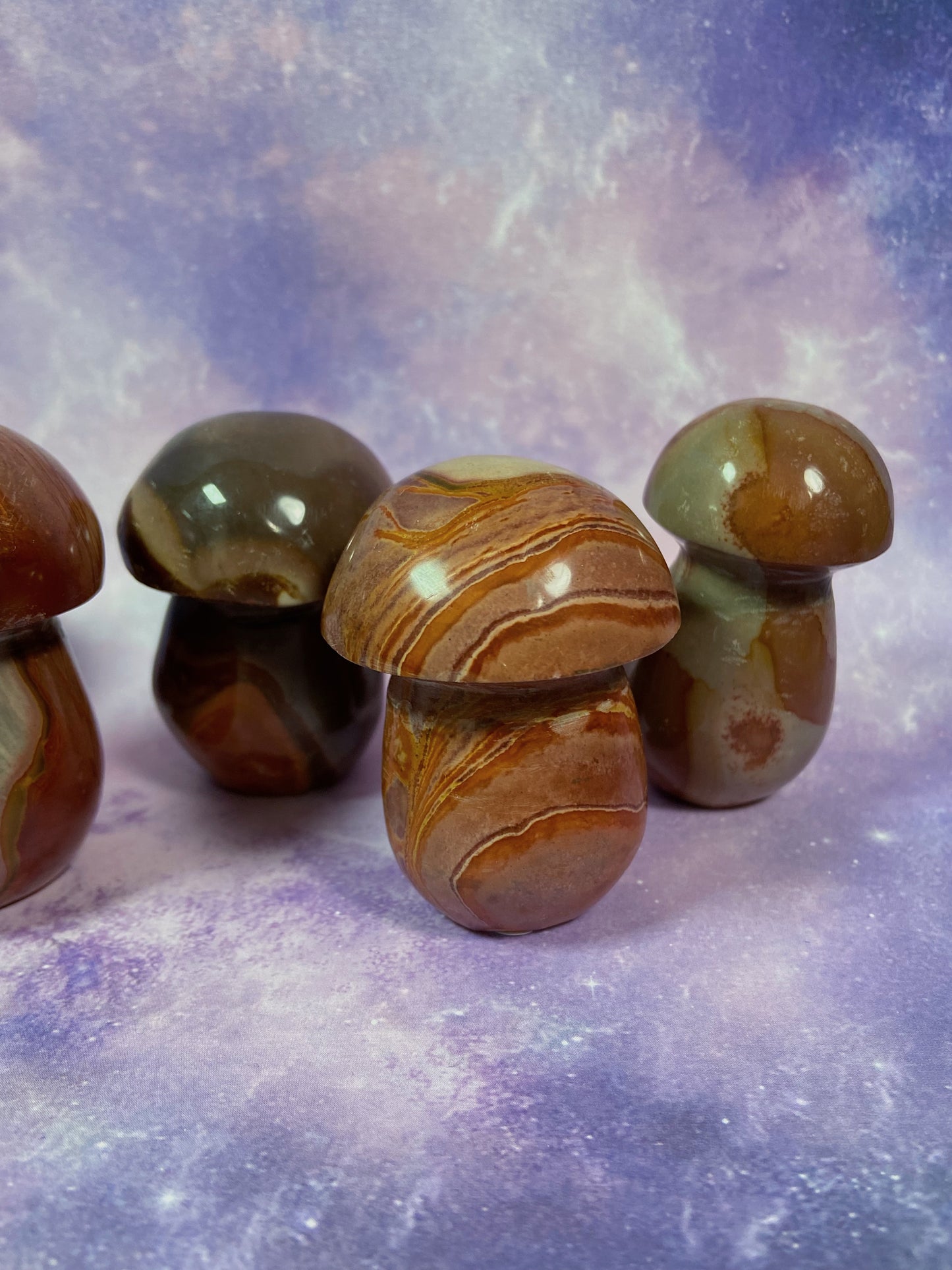 Polychrome Jasper Mushroom