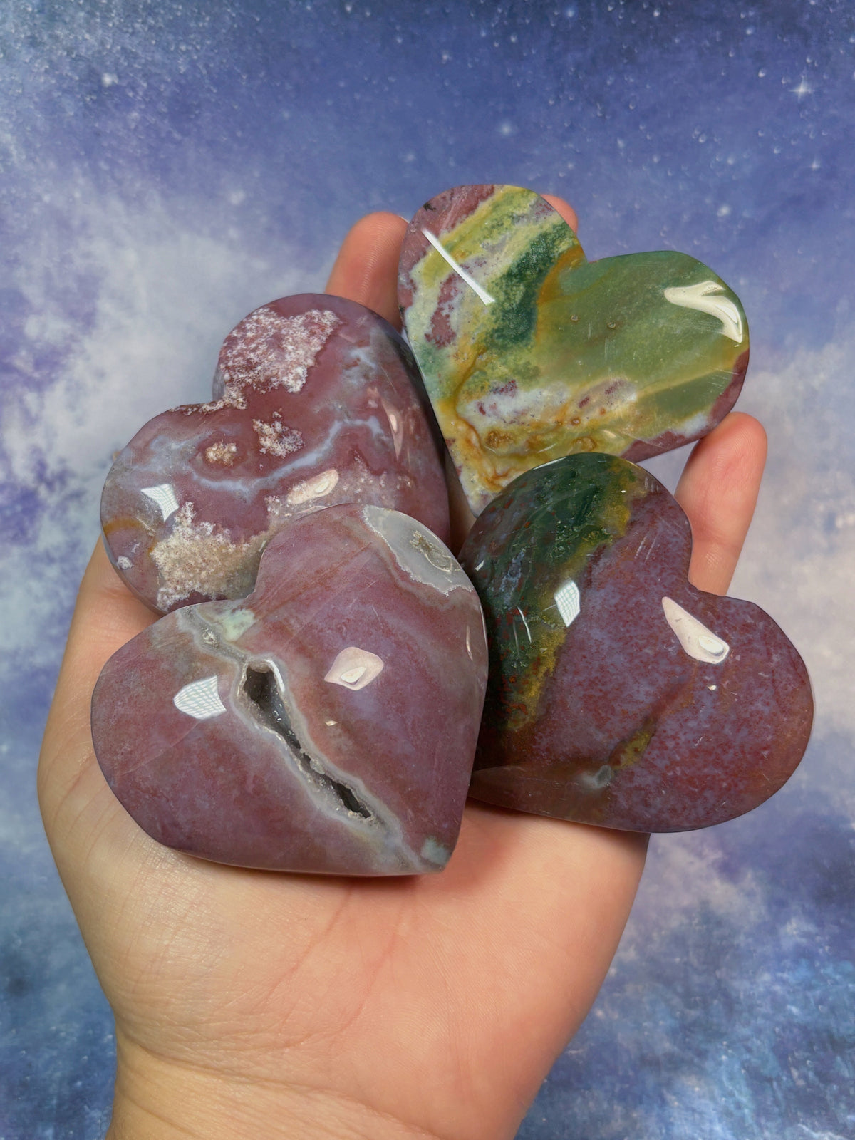 Ocean Jasper Heart