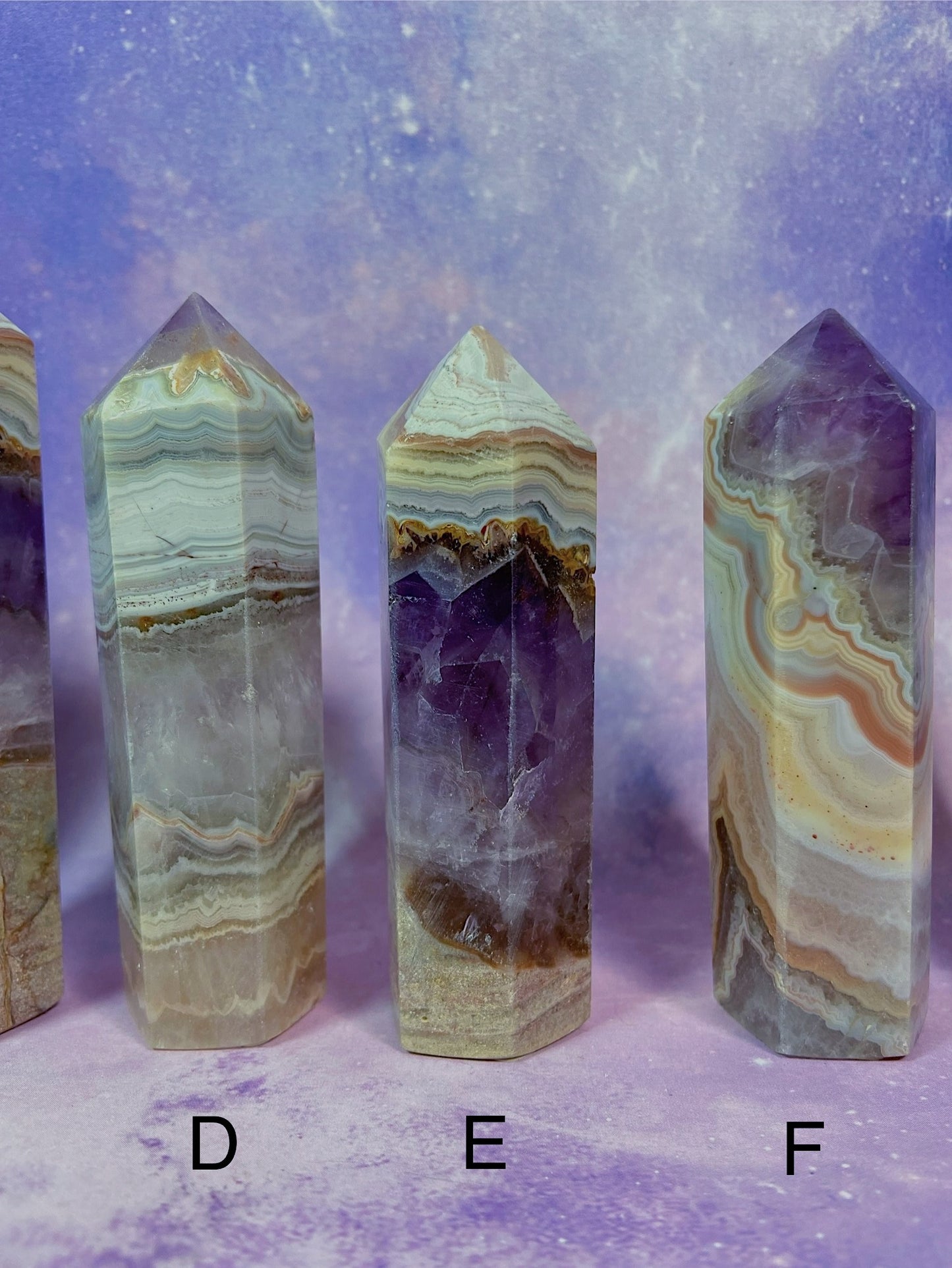 Crazy Lace Amethyst Tower