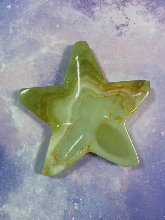Afghan Jade Star Dish