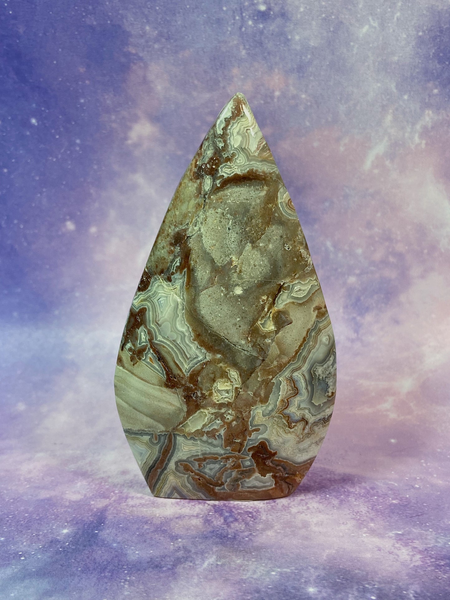Mexican Crazy Lace Agate Flame