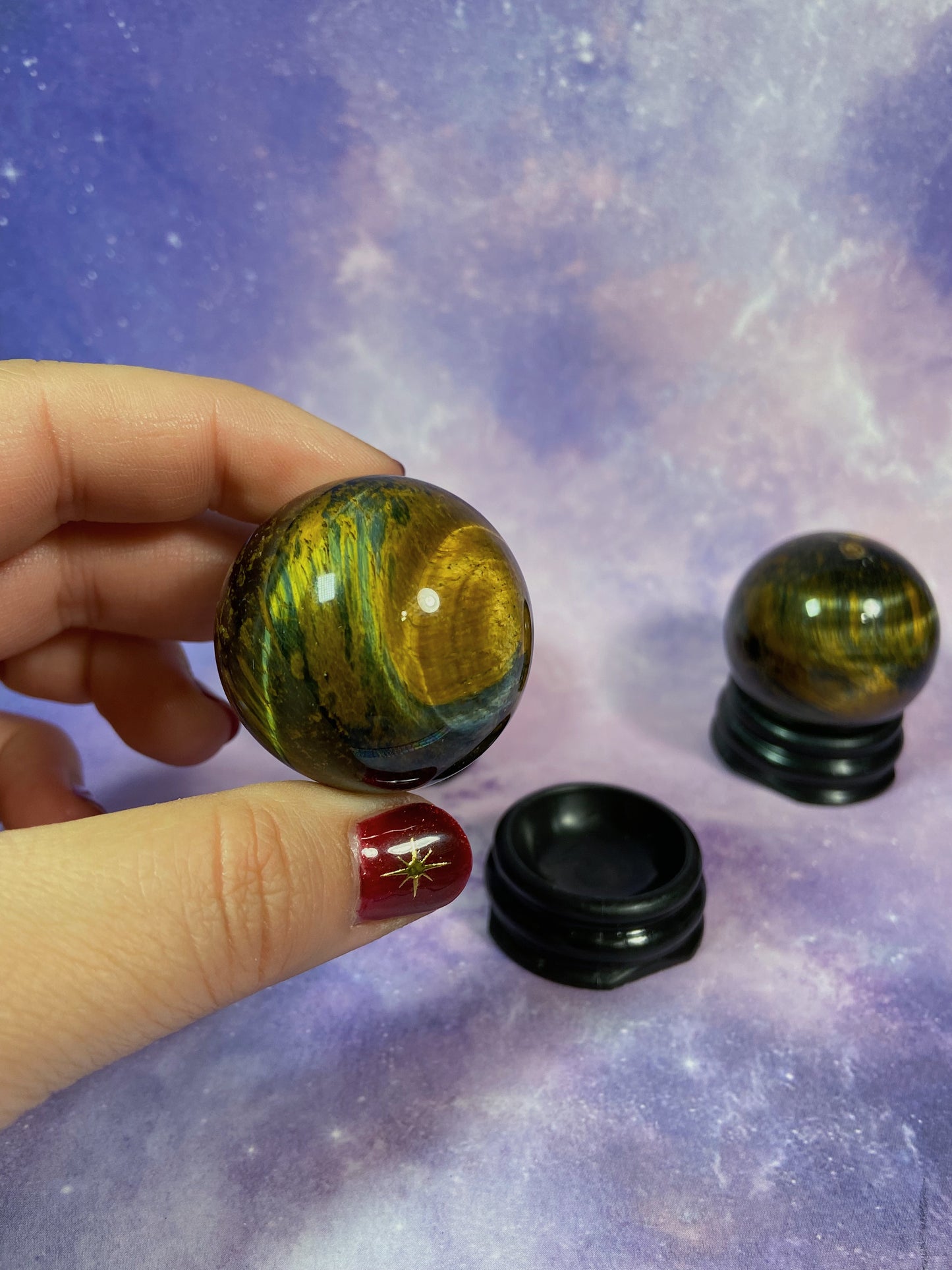 Tiger's Eye Mini Sphere