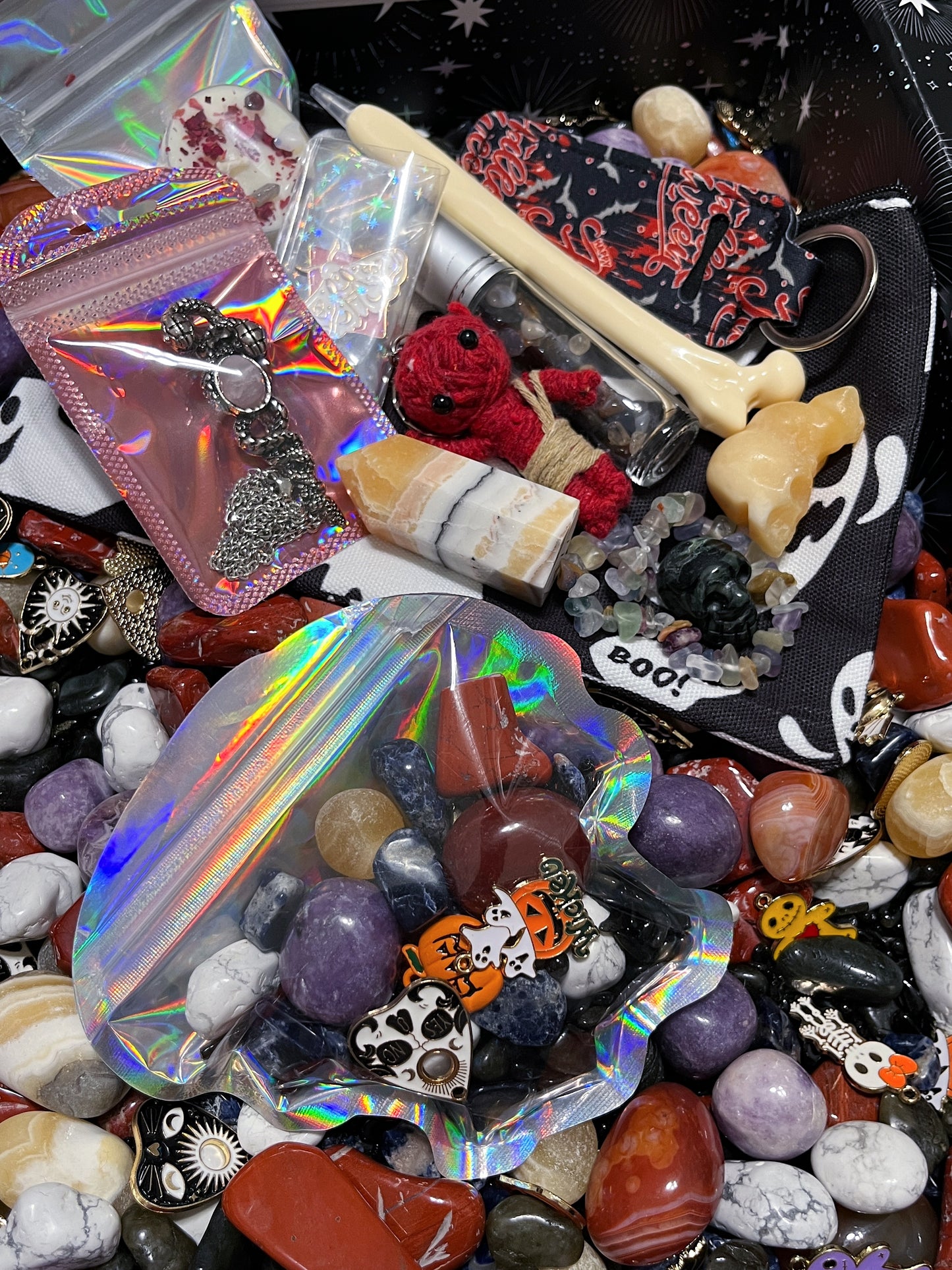 Spooky Crystal Confetti Bags