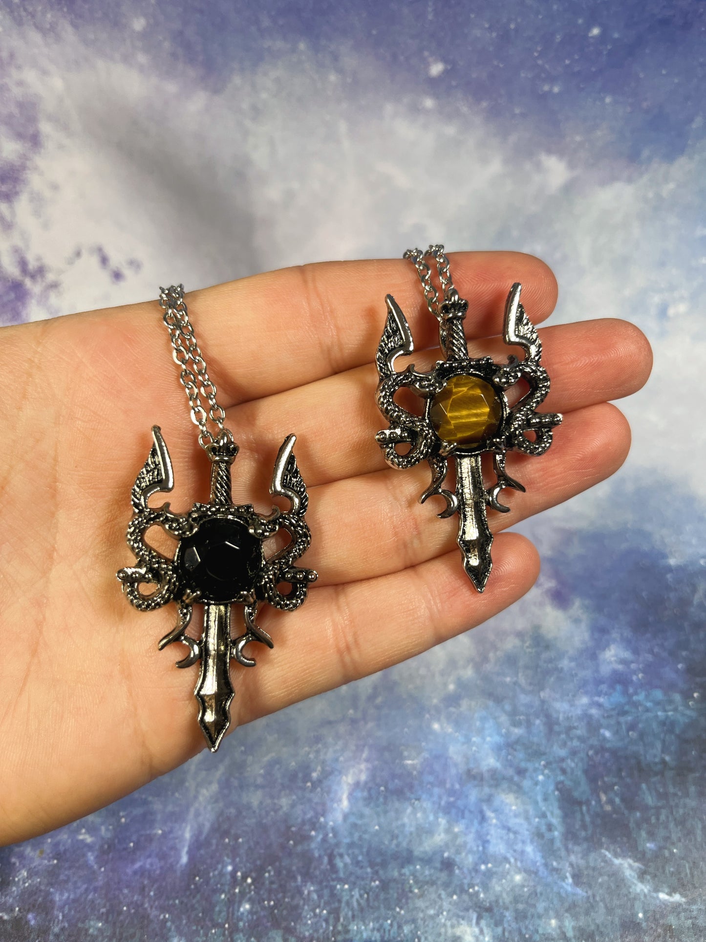 Dragon Wing Sword Necklace