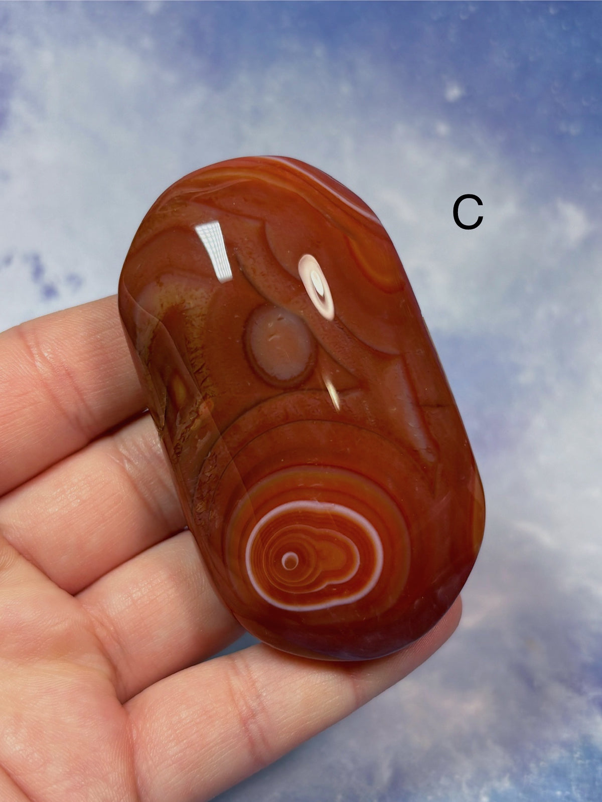 Carnelian Palmstone