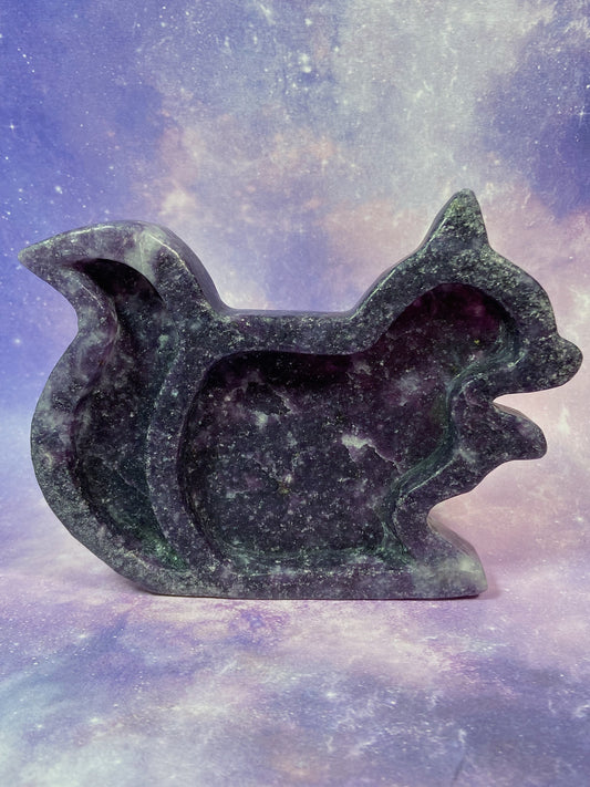 Lepidolite Squirrel Dish
