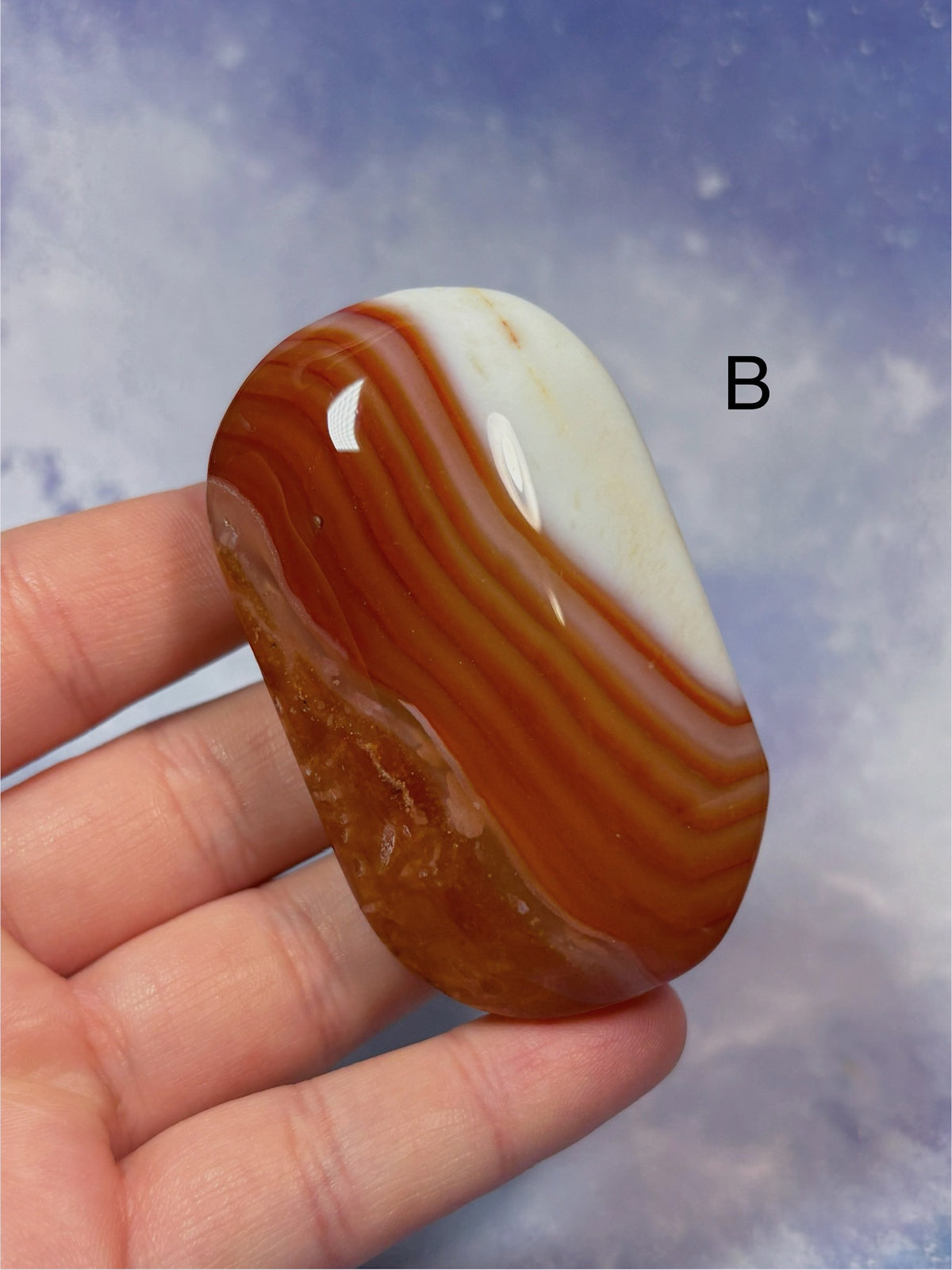 Carnelian Palmstone