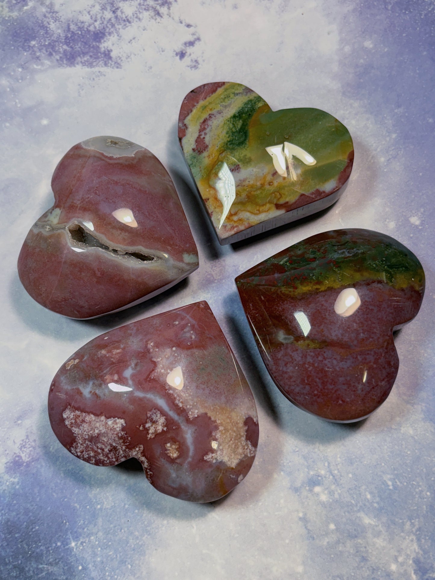 Ocean Jasper Heart
