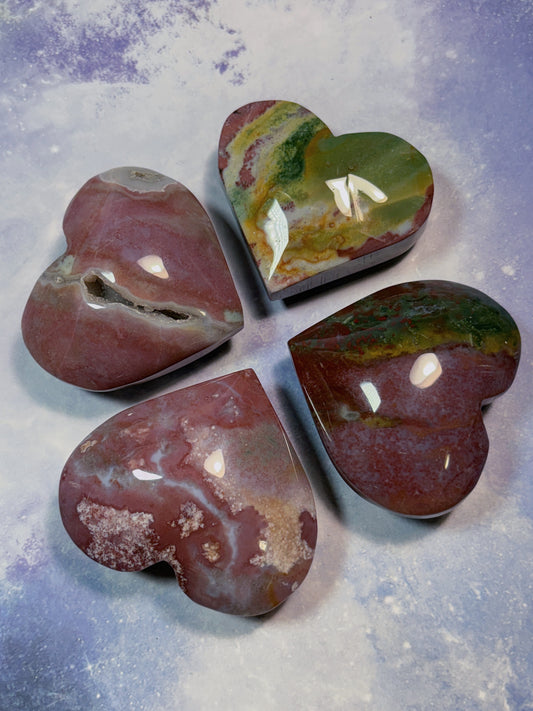 Ocean Jasper Heart