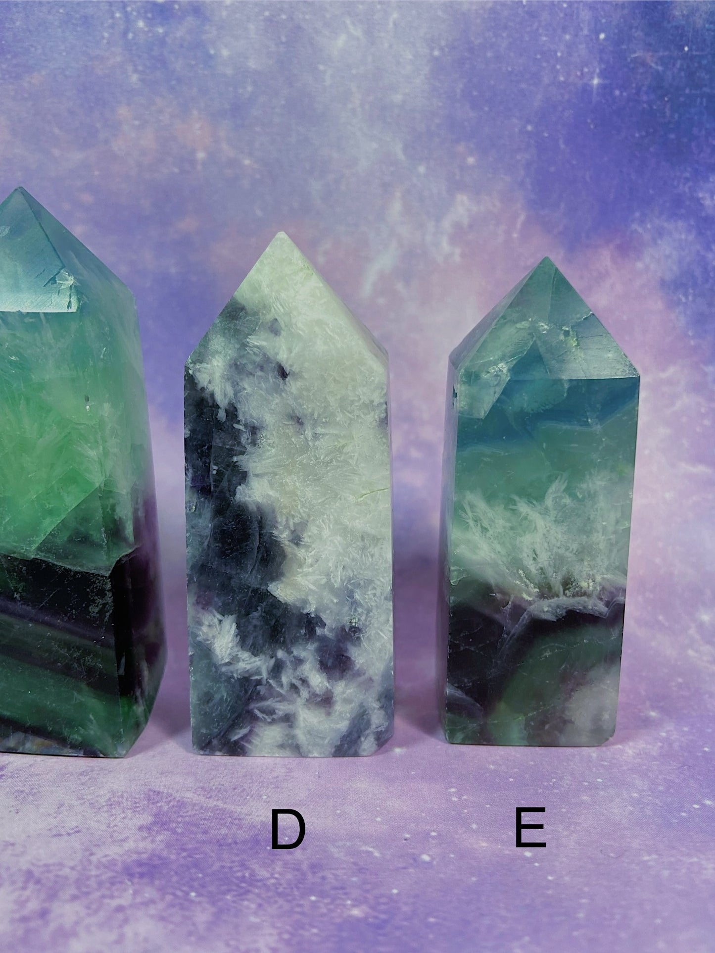 Snowflake Fluorite Tower