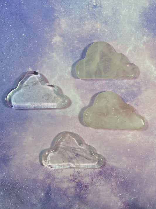 Clear Quartz & Rose Quartz Cloud