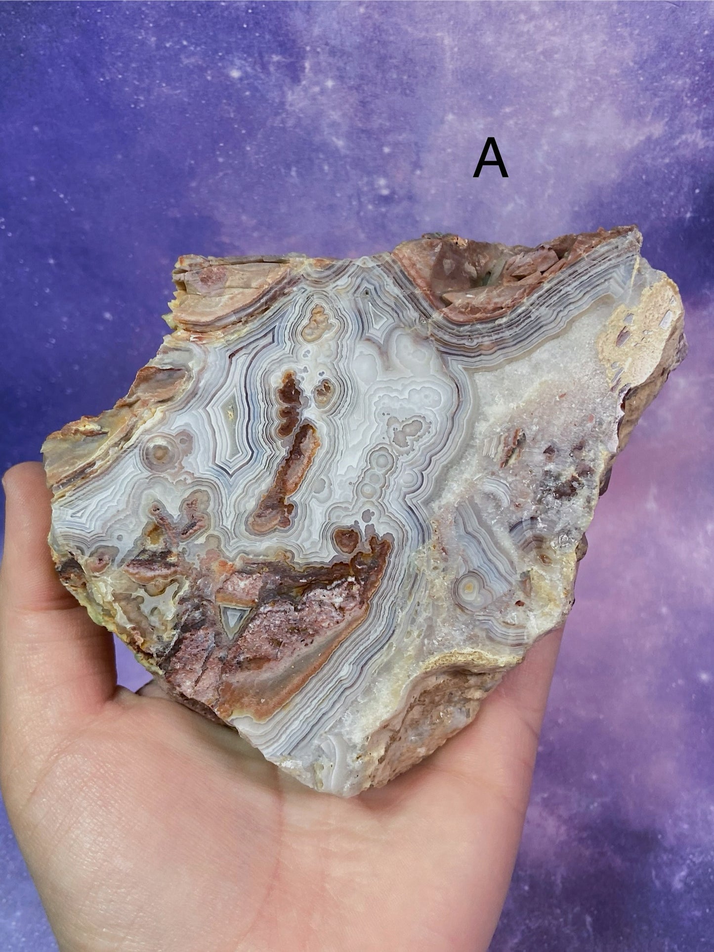 Mexican Crazy Lace Agate Slab