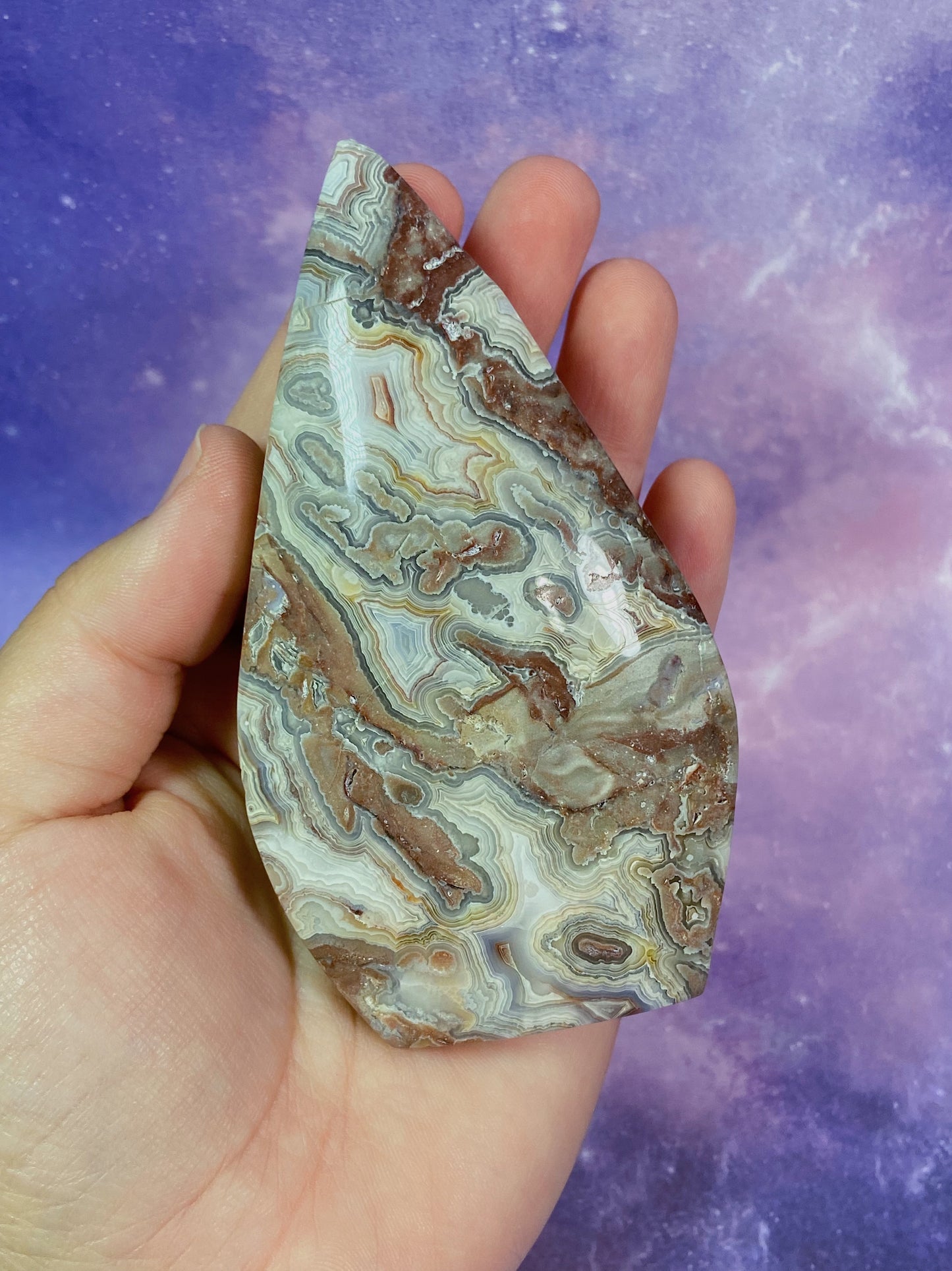 Mexican Crazy Lace Agate Flame