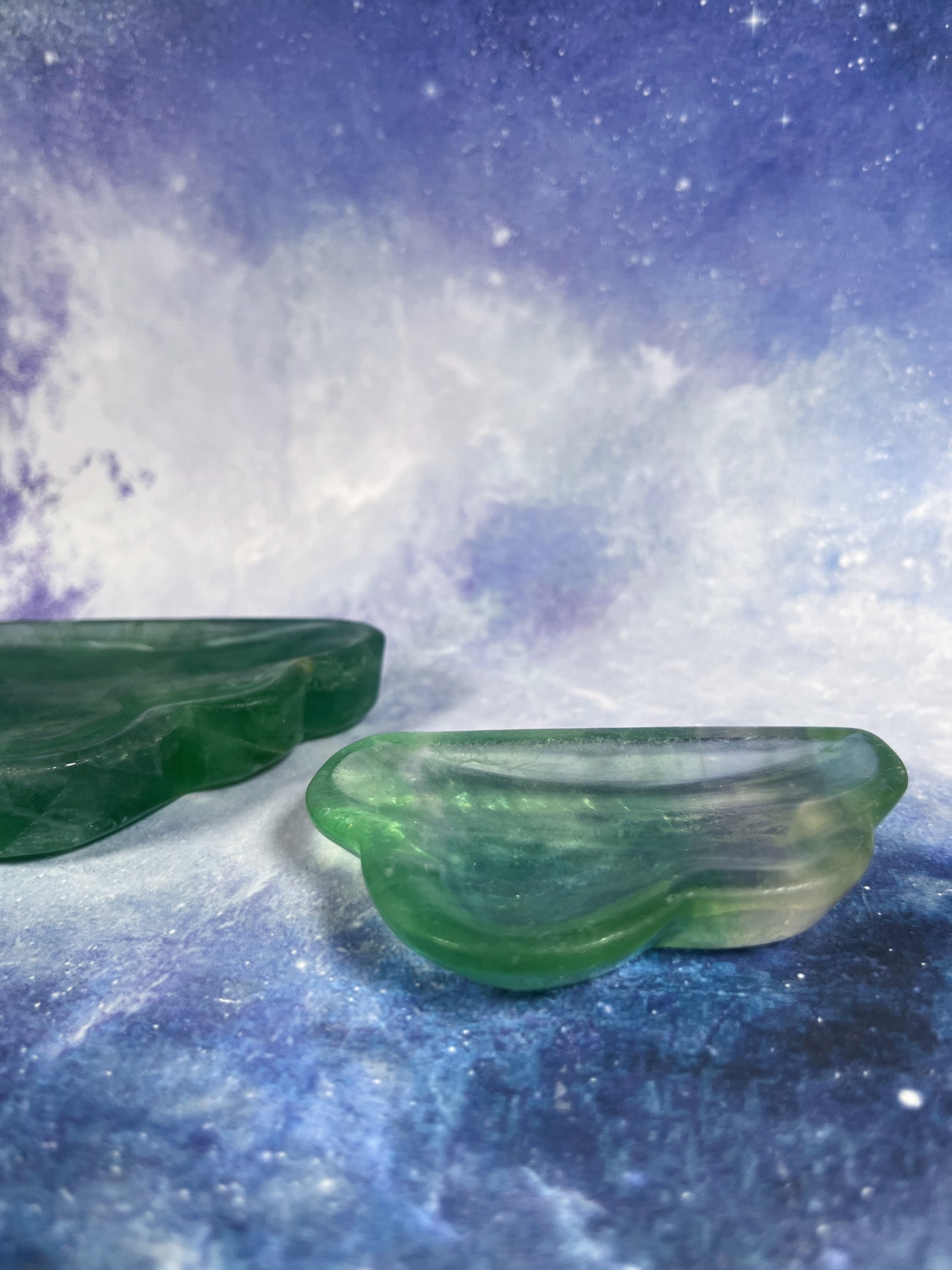 Green Fluorite Cloud Dish