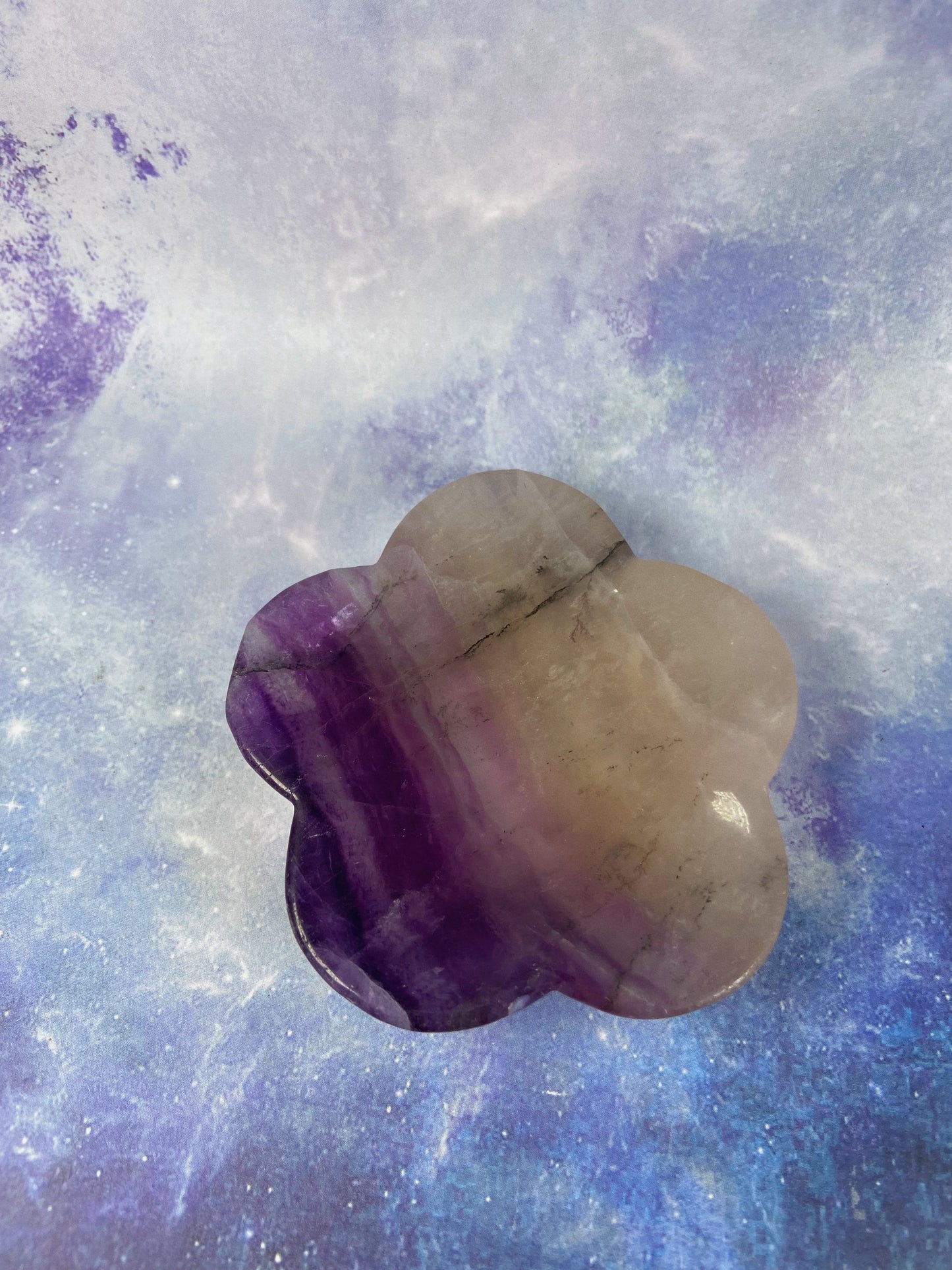 Fluorite Flower Dish