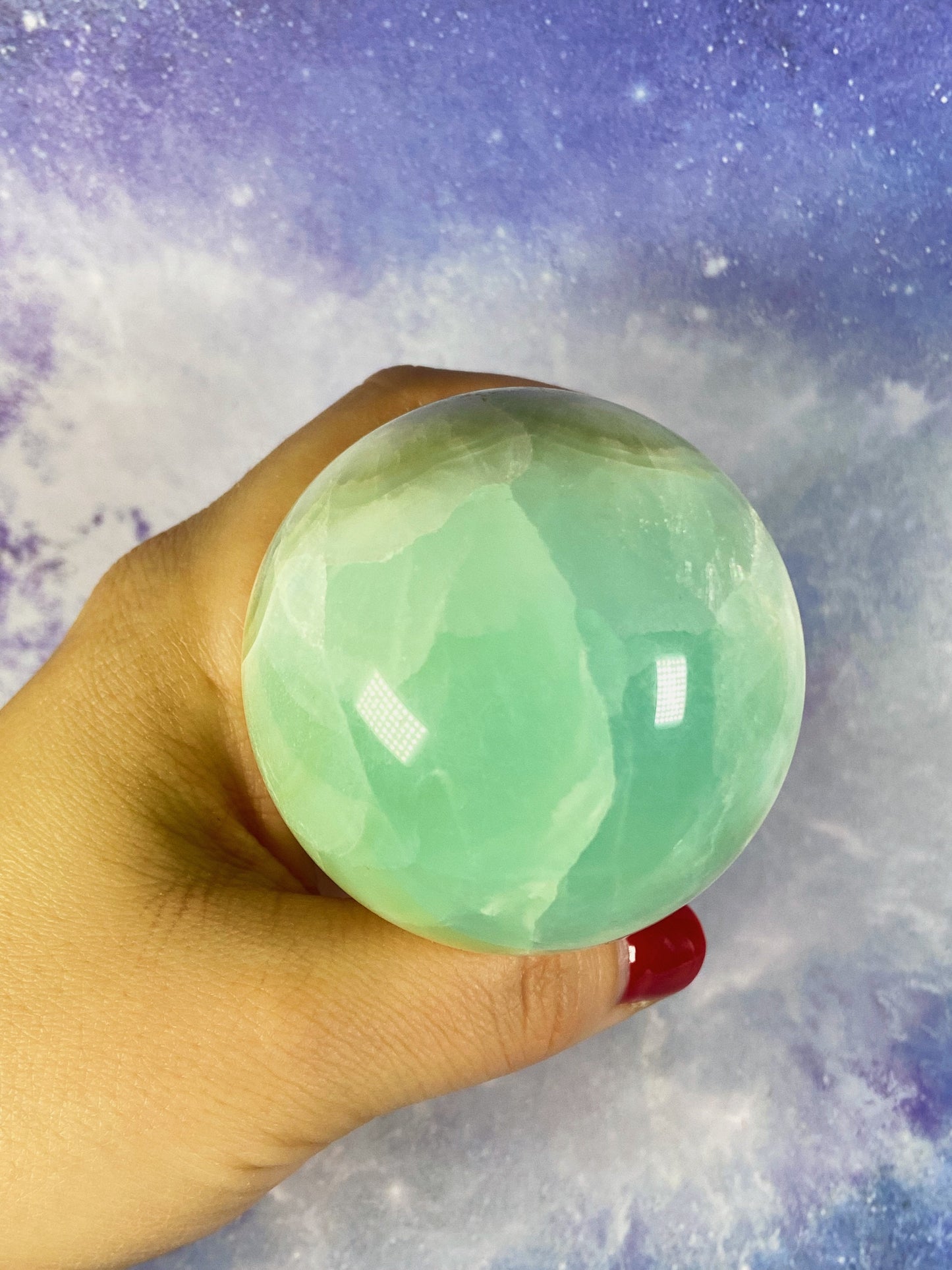 Pistachio Calcite Sphere