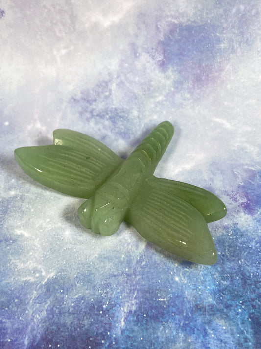 Green Aventurine Dragonfly