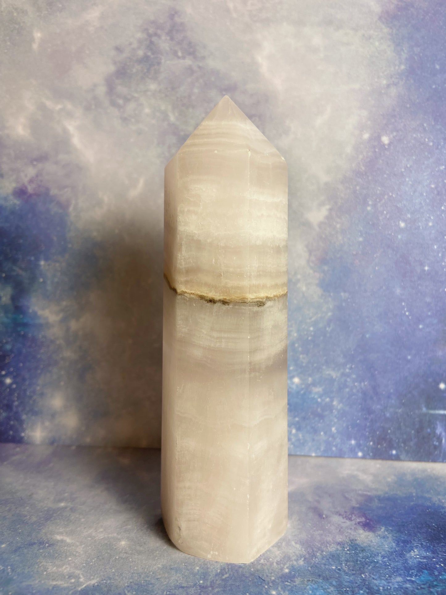 Pink Calcite Tower