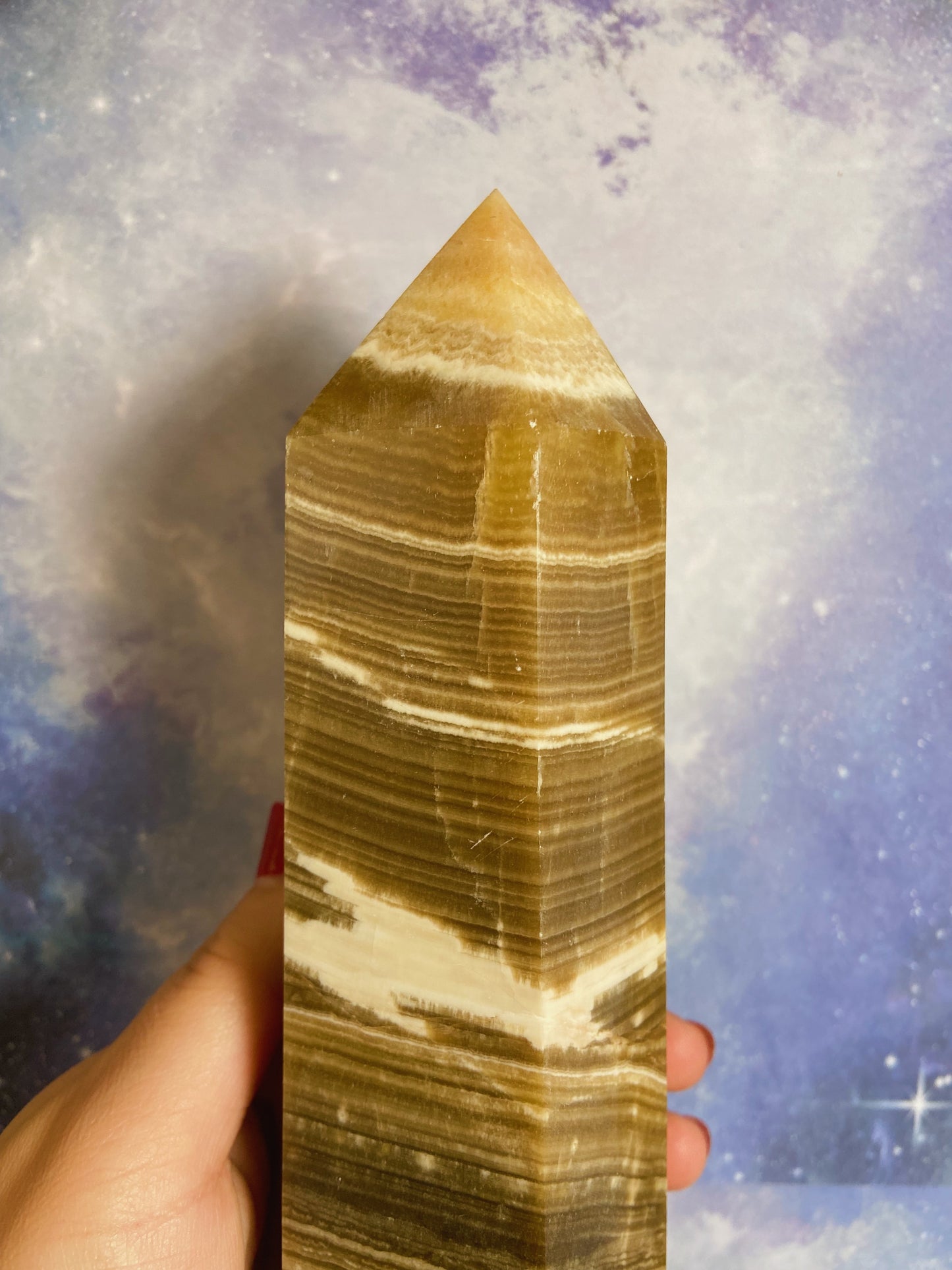 Big Banded Calcite Tower