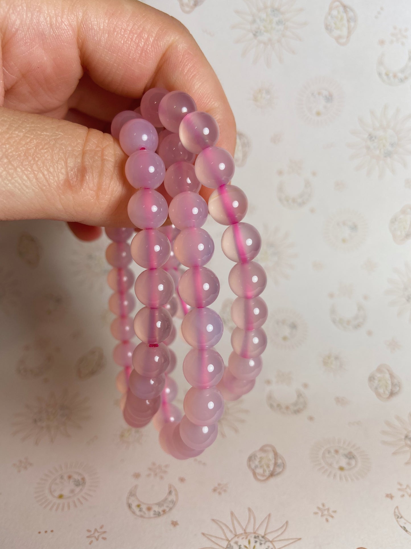 Pink Chalcedony Bracelet