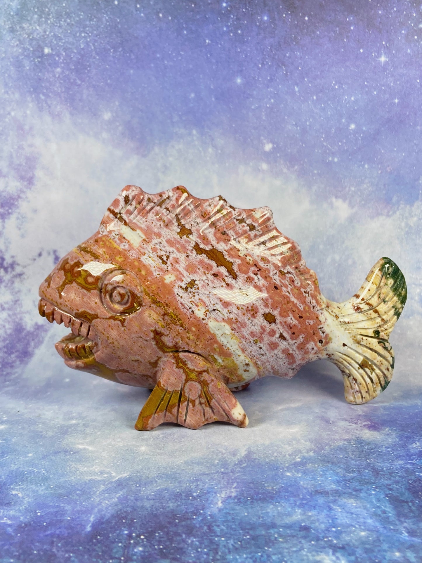 Pink Ocean Jasper Fish