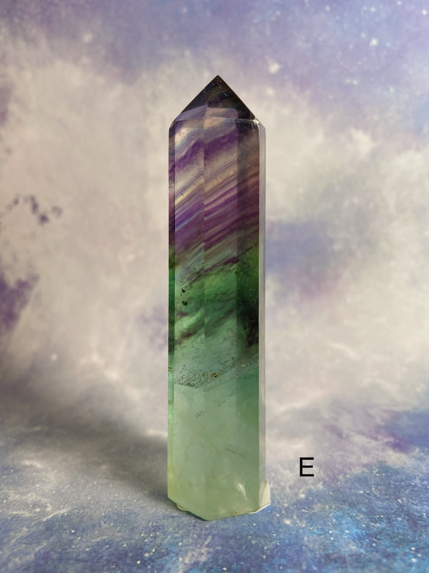 Purple/Green Fluorite Towers