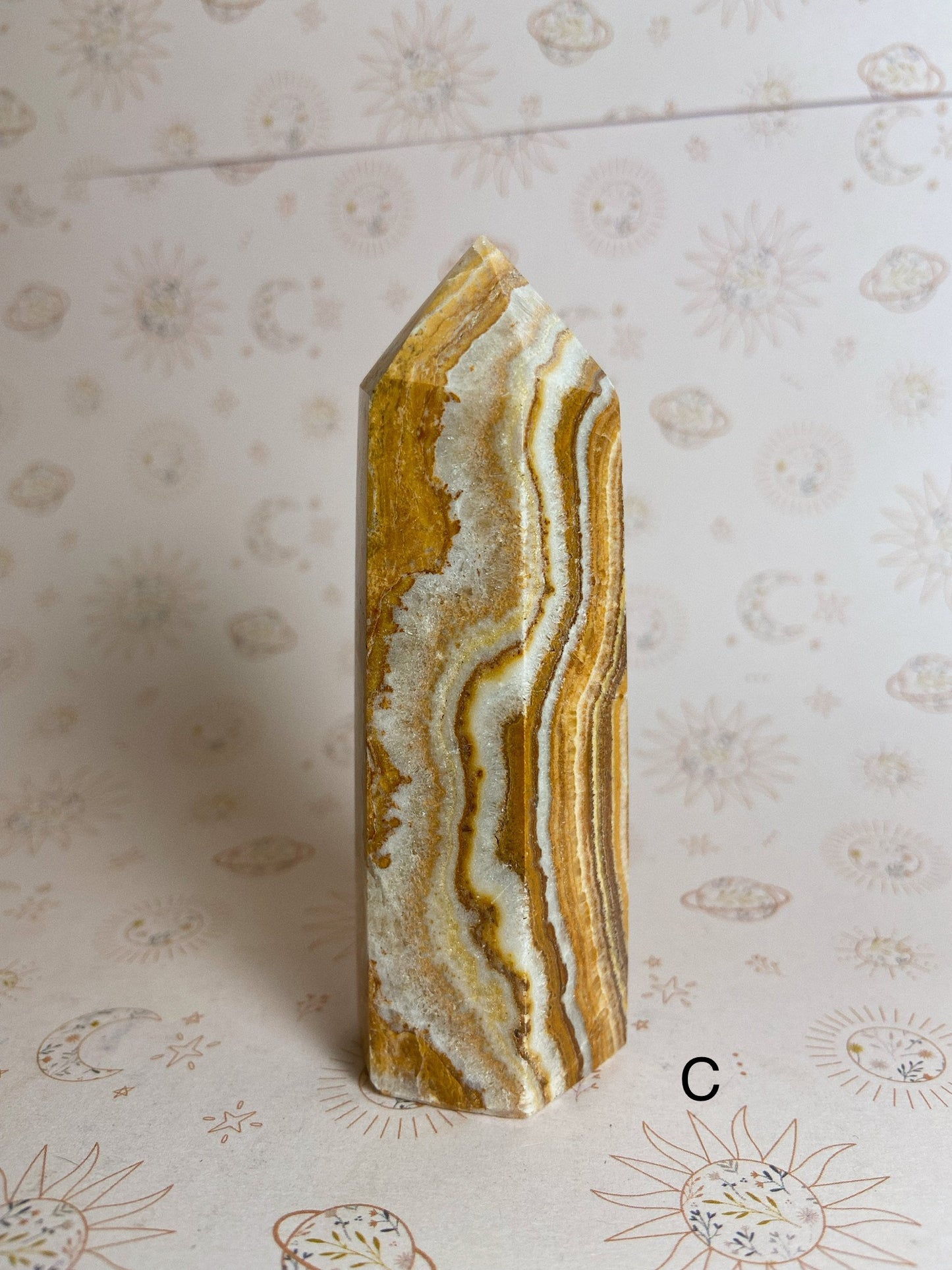 Banded Calcite Tower
