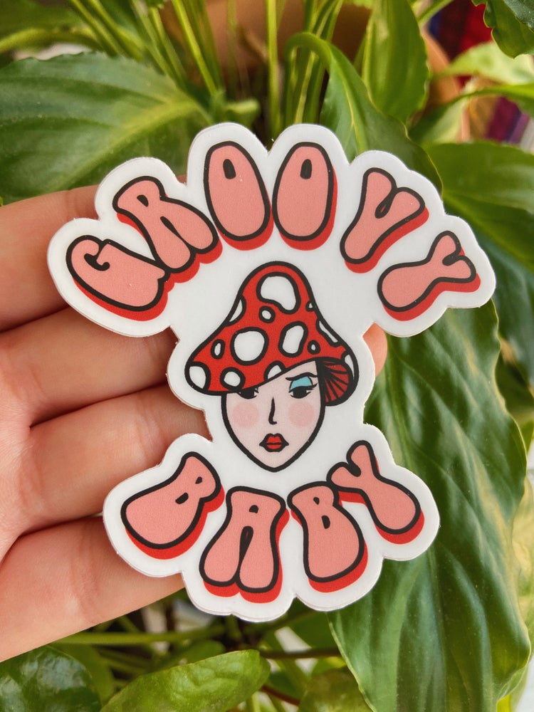 Groovy Baby Sticker